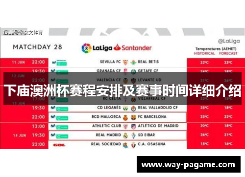 下庙澳洲杯赛程安排及赛事时间详细介绍