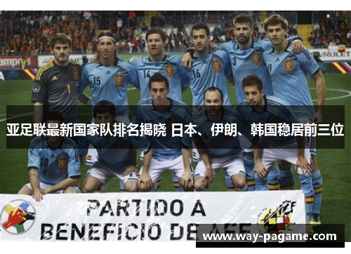 亚足联最新国家队排名揭晓 日本、伊朗、韩国稳居前三位